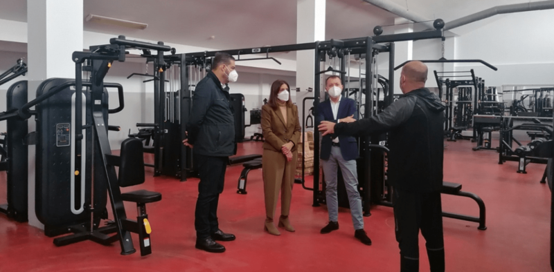 Imagen de la sala de musculación del Rita Hernández tras la renovación de su equipamiento / TA